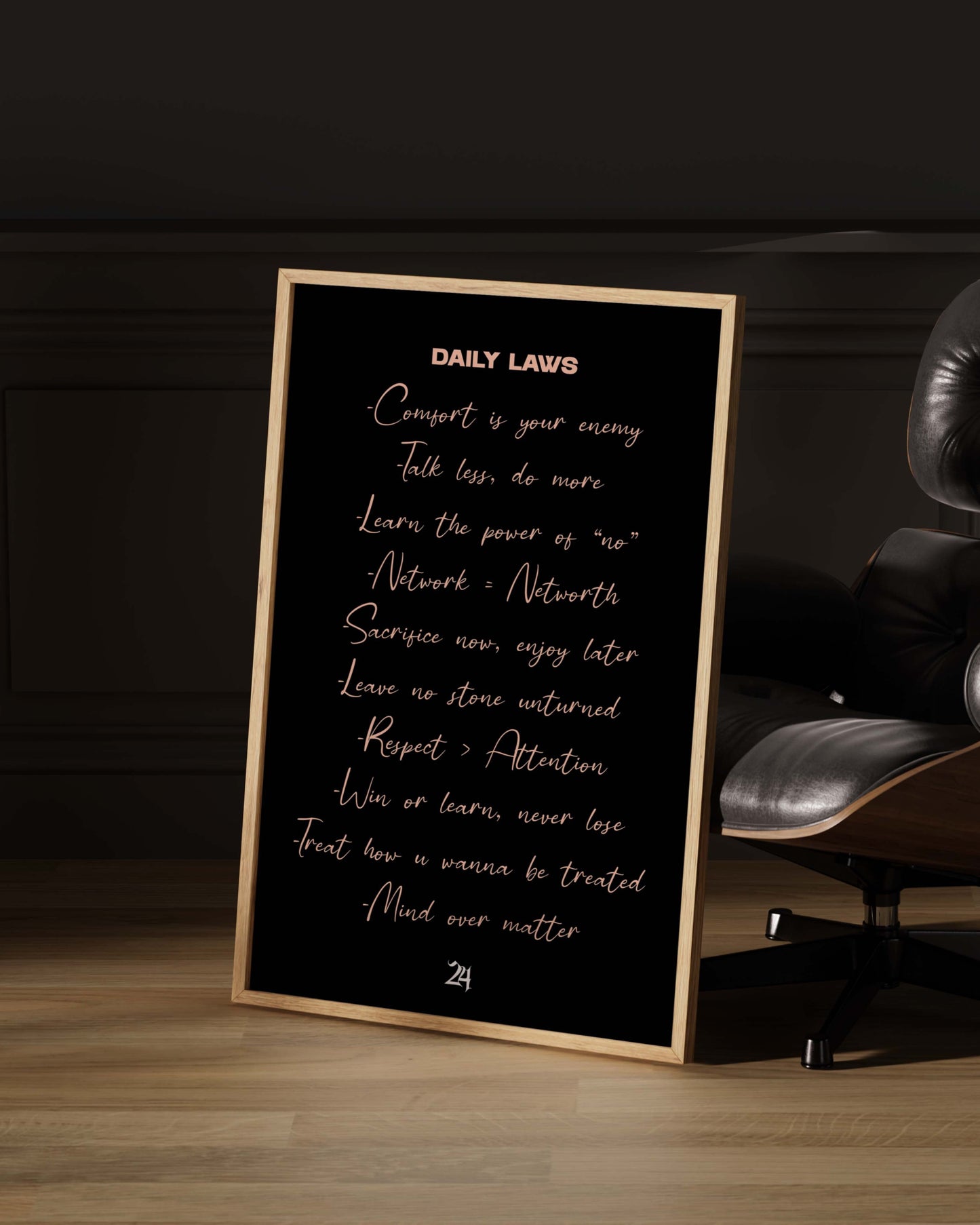 DAILY LAWS POSTER A4